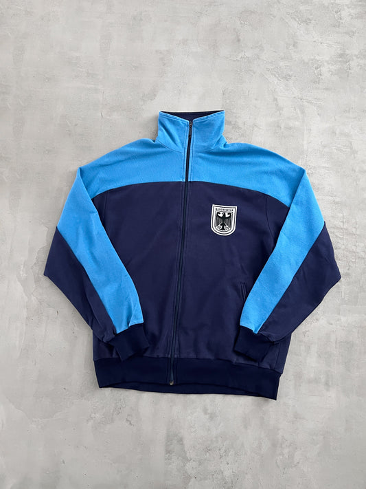 BLUE BUNDESWEHR GERMANY JACKET - 1990S - XL