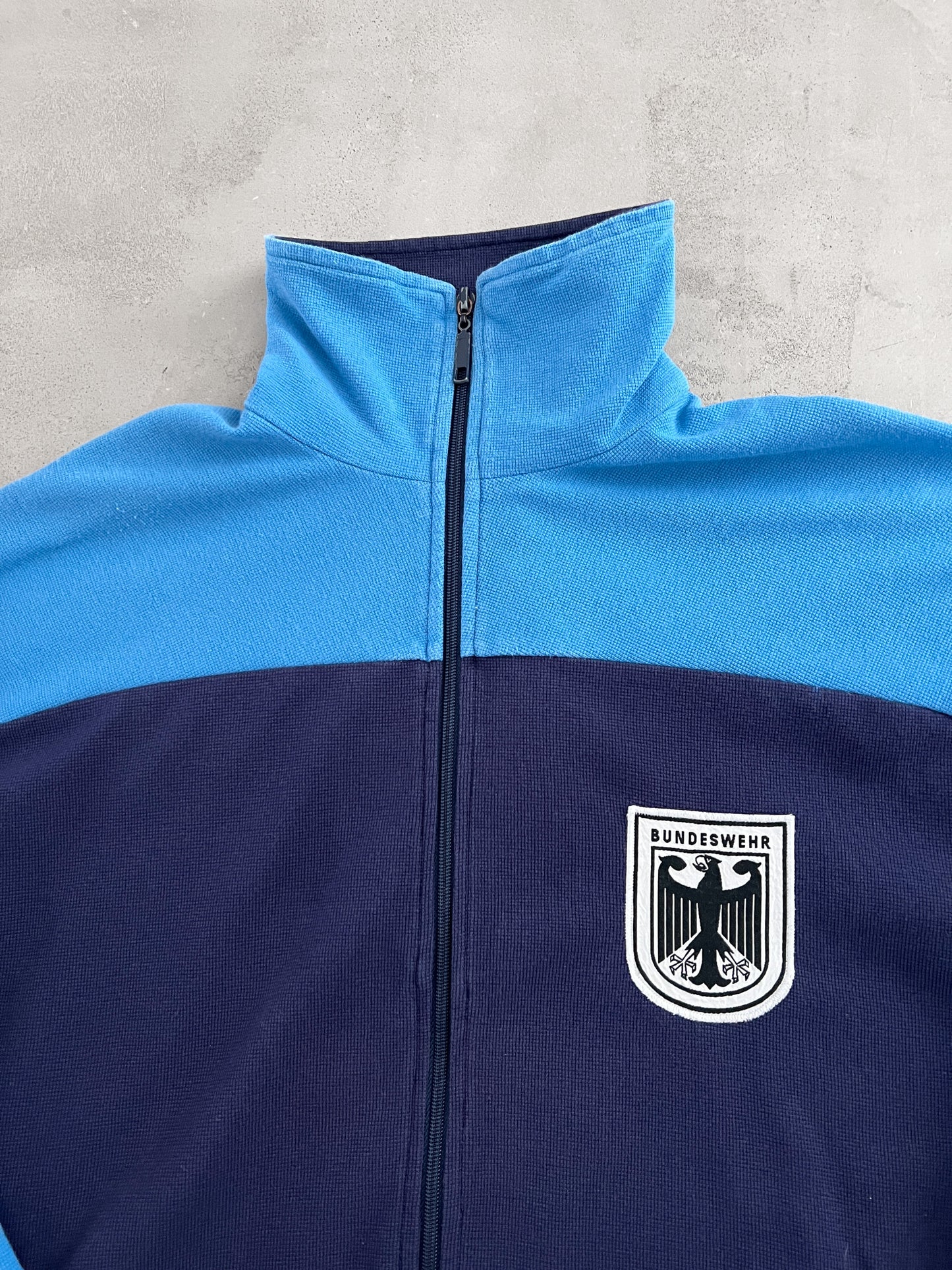 BLUE BUNDESWEHR GERMANY JACKET - 1990S - XL