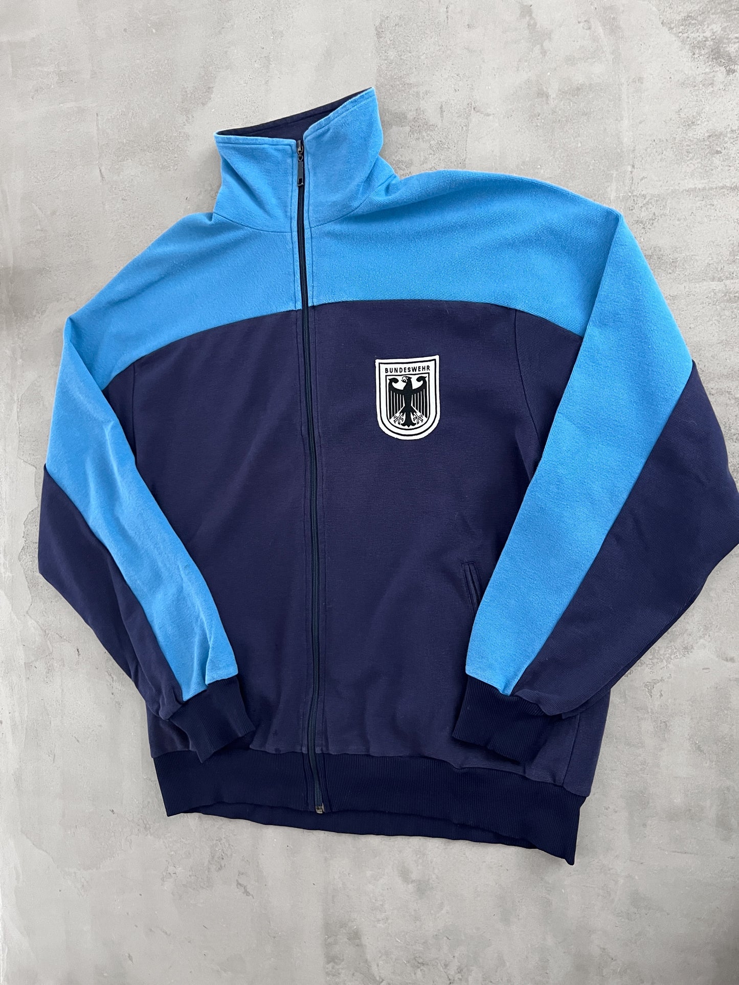 BLUE BUNDESWEHR GERMANY JACKET - 1990S - XL