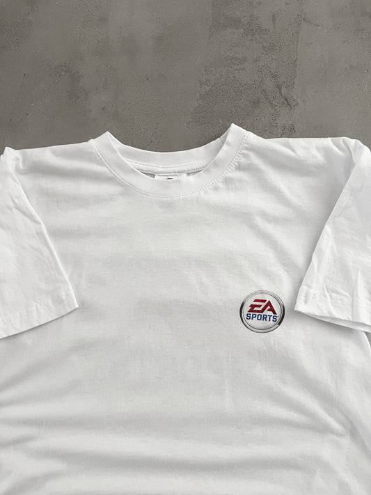 WHITE EA SPORTS PROMO TEE - 2000S - S/M
