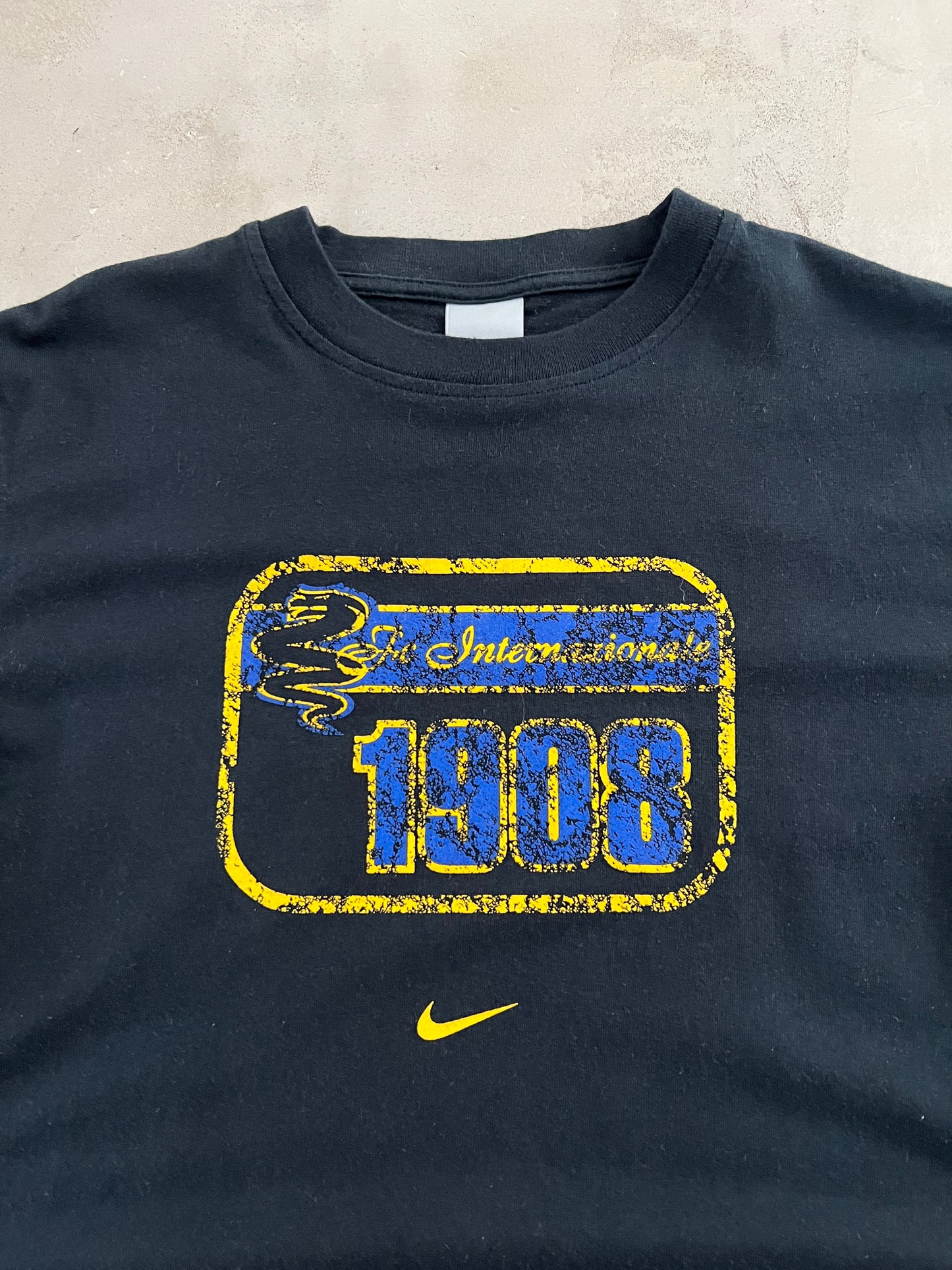 BLACK INTER MILAN NIKE TEE - 2000S - M