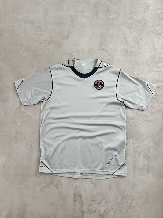 GREY PSG NIKE JERSEY - 2000S - L/XL