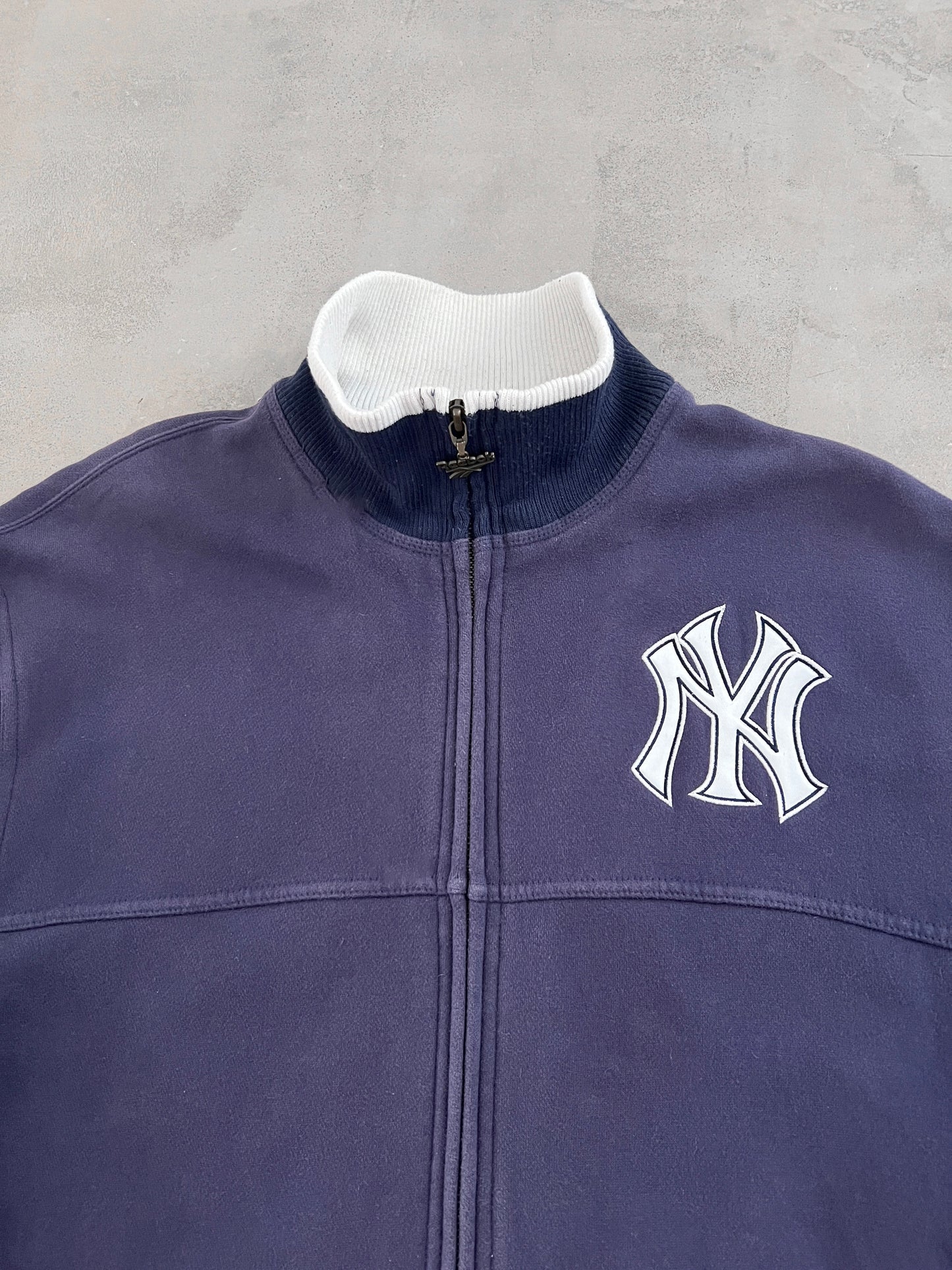 NAVY YANKEES JACKET - 2000S - L/XL