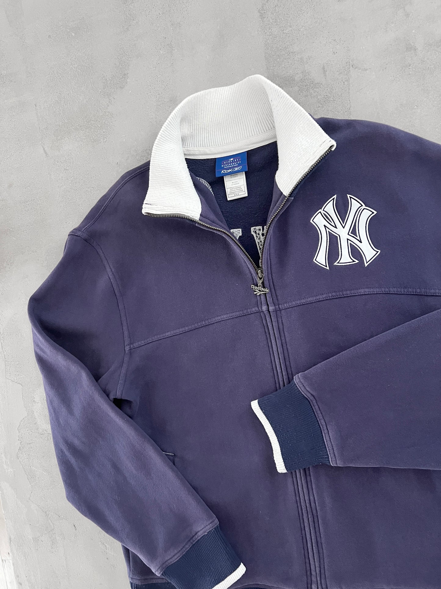 NAVY YANKEES JACKET - 2000S - L/XL