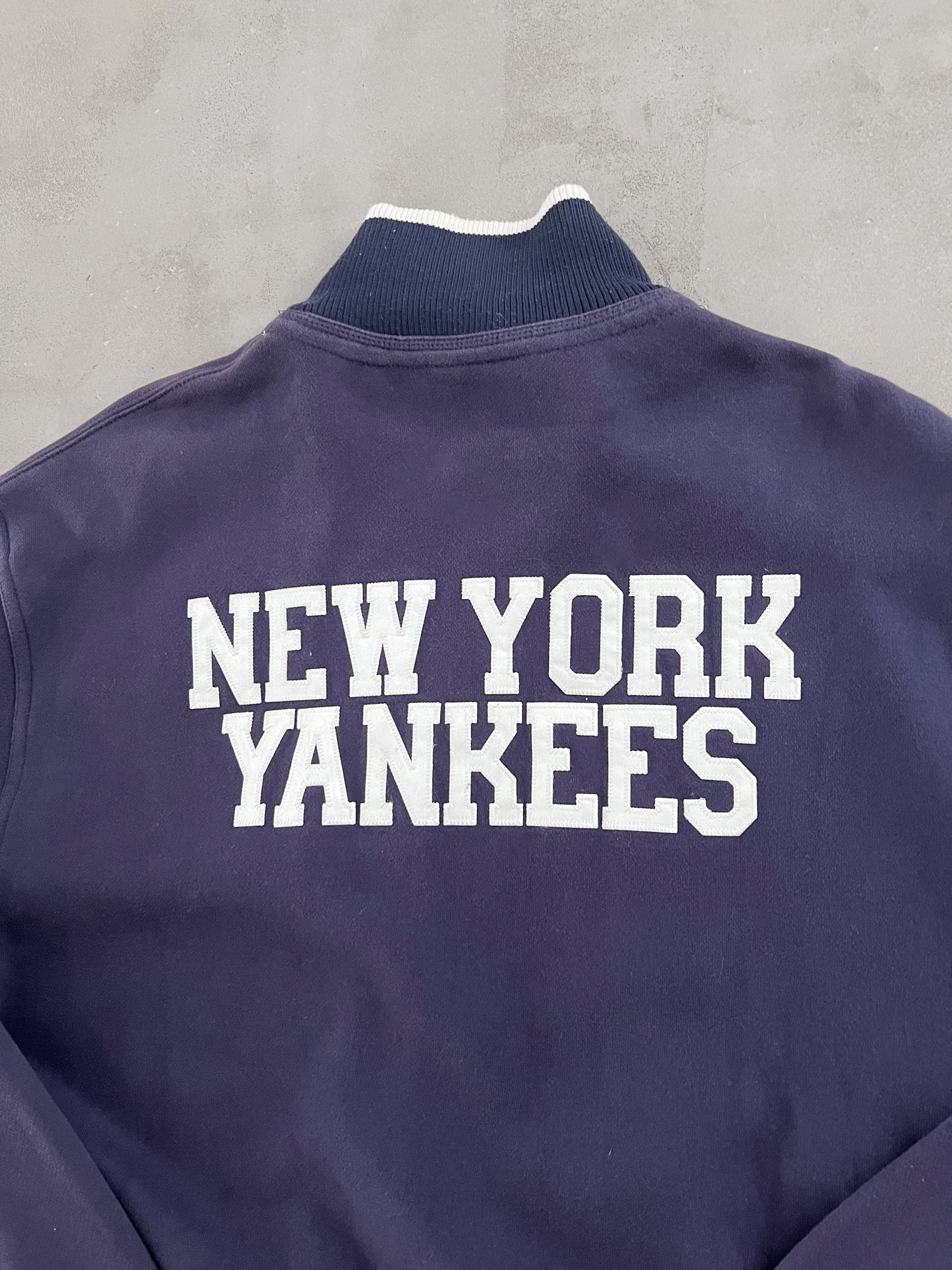 NAVY YANKEES JACKET - 2000S - L/XL