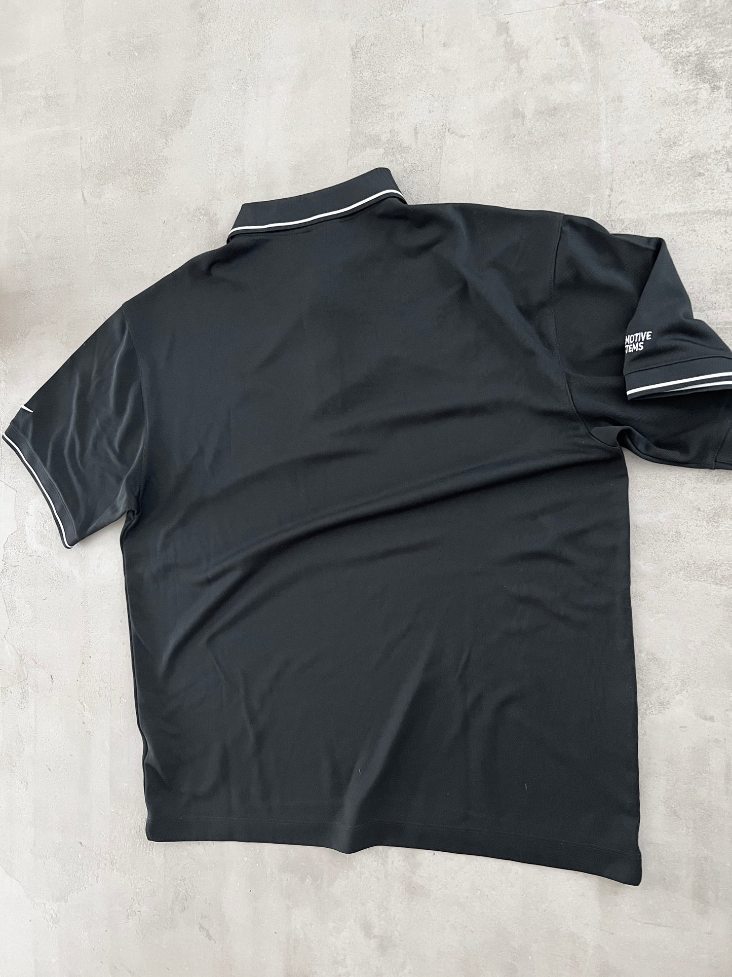 BLACK BOSE X X NIKE GOLF POLO - 2000S - L/XL