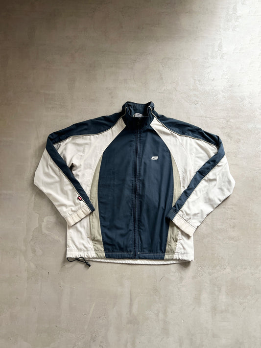 NAVY/CREME NIKE TRACK JACKET - M
