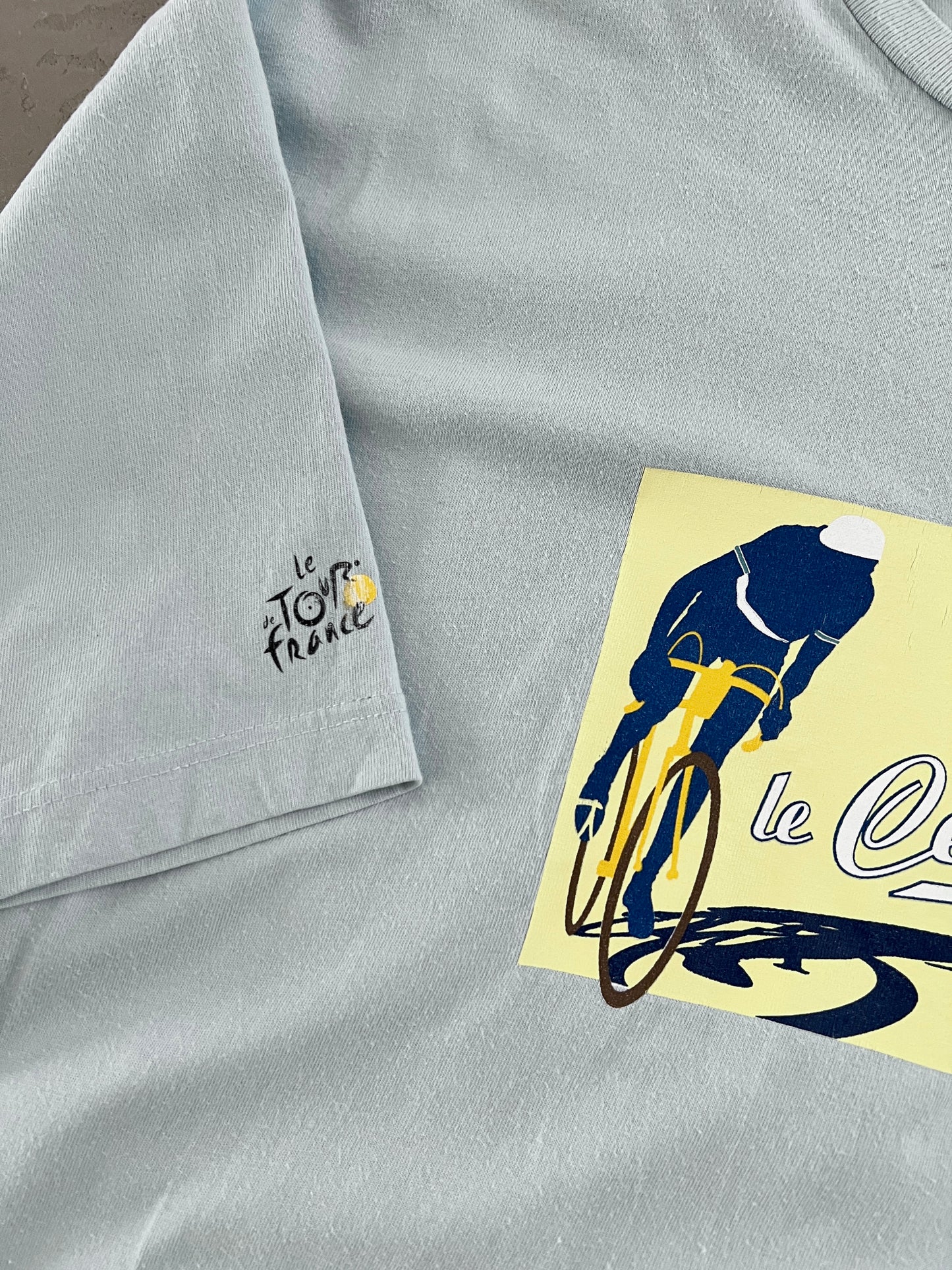 BABY BLUE TOUR DE FRANCE NIKE TEE - 2000S - XL