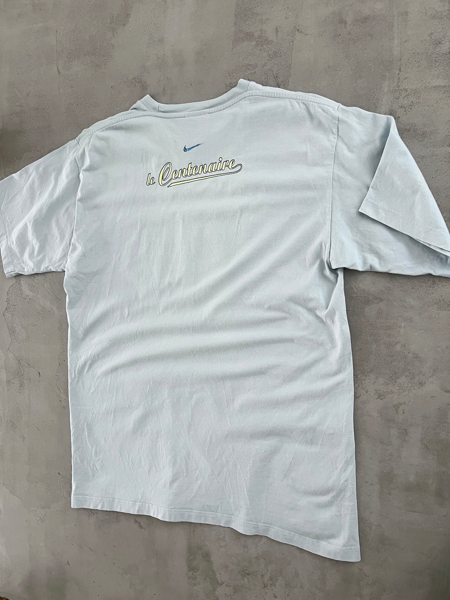 BABY BLUE TOUR DE FRANCE NIKE TEE - 2000S - XL
