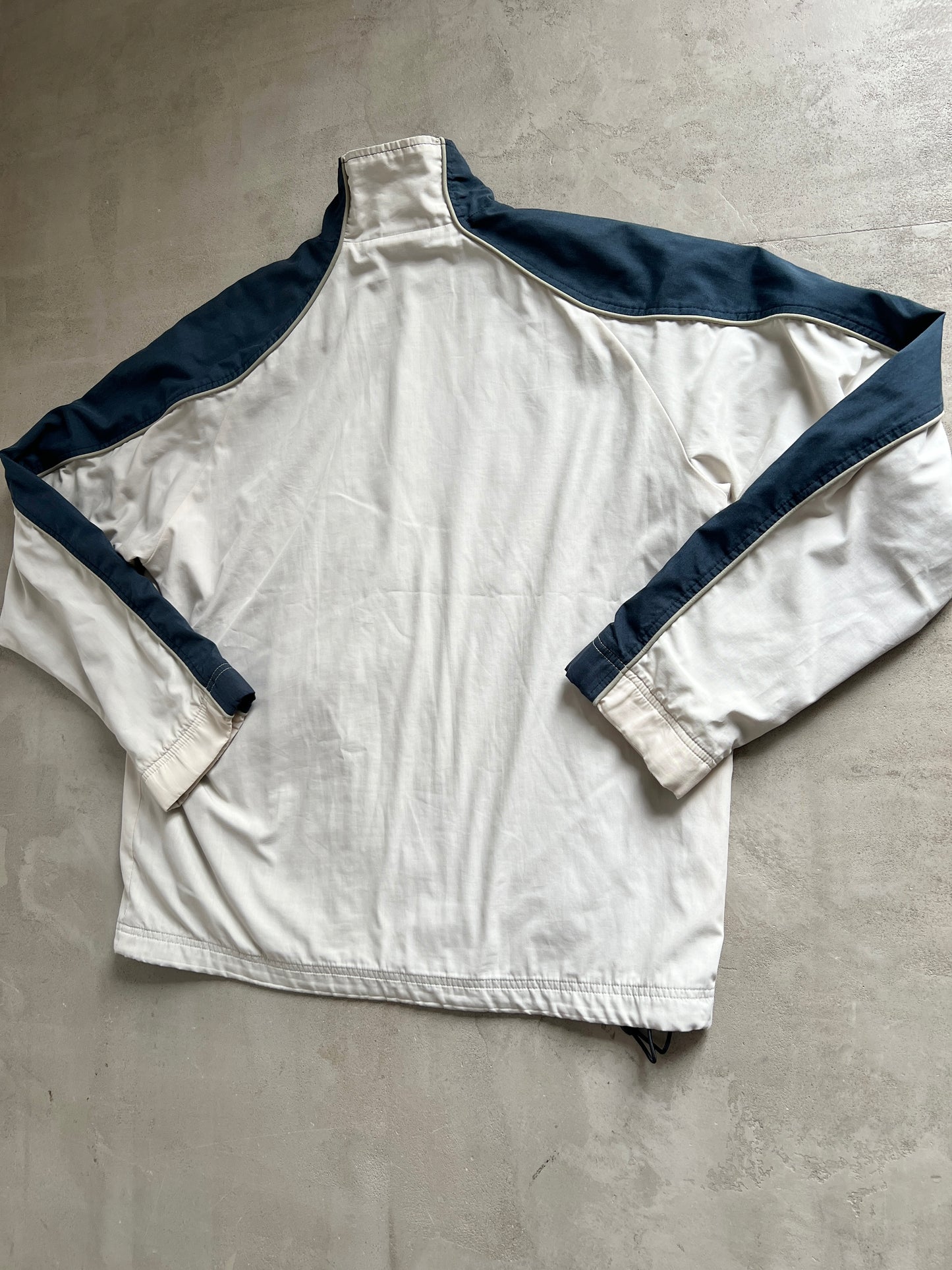 NAVY/CREME NIKE TRACK JACKET - M