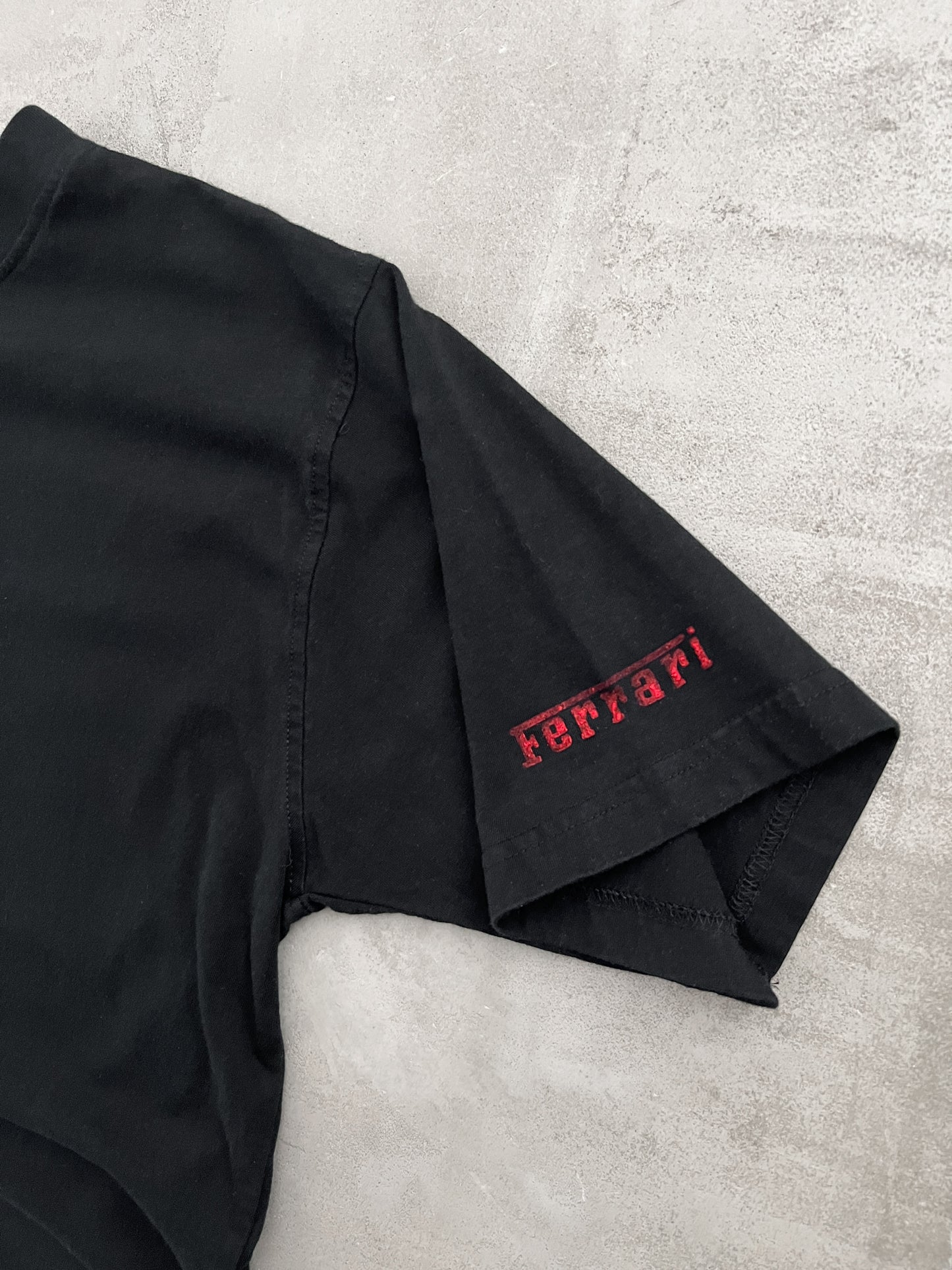 BLACK FERRARI TEE - 2000S - L