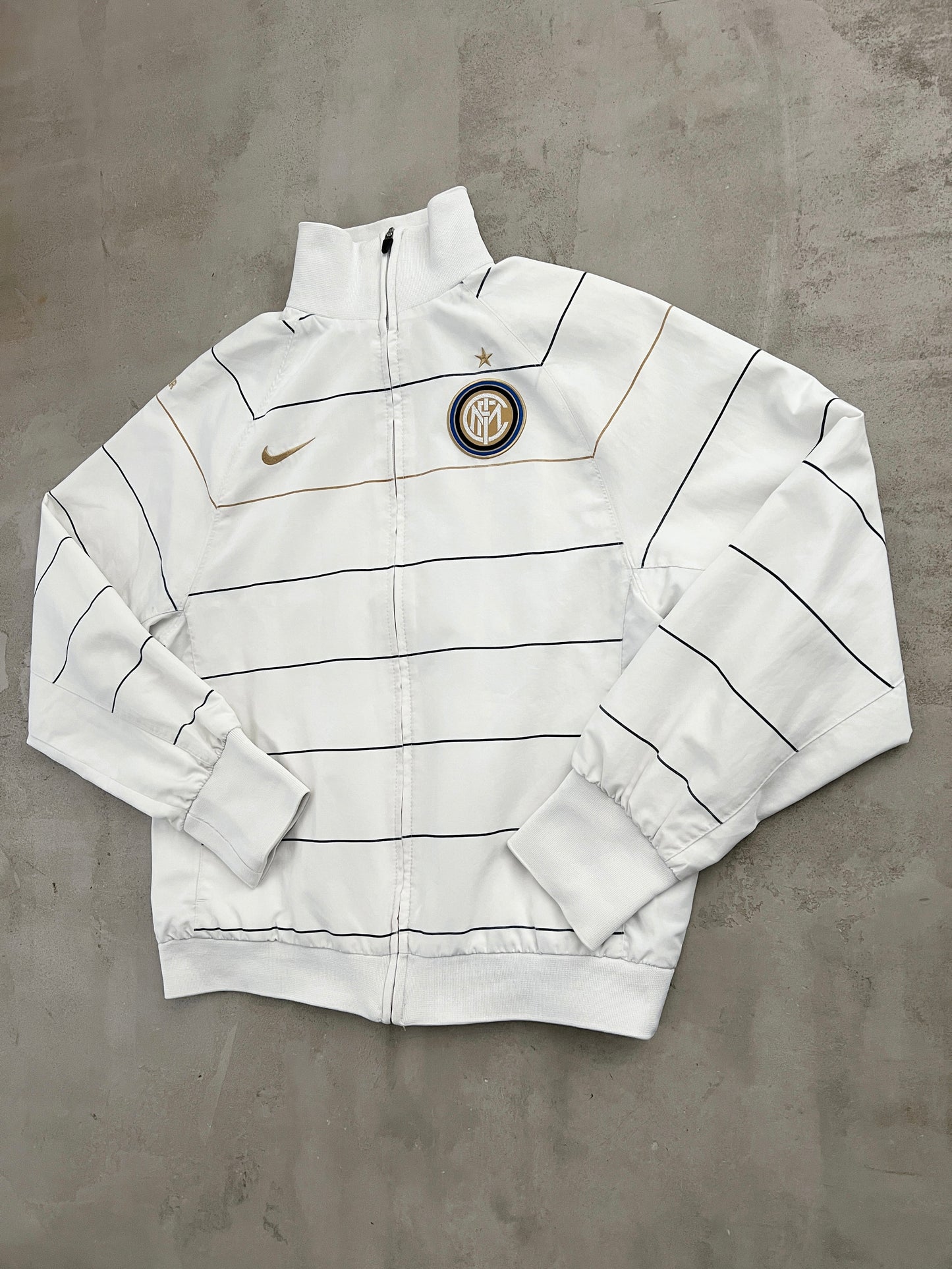 WHITE INTER MILAN NIKE JACKET - 2000S - S