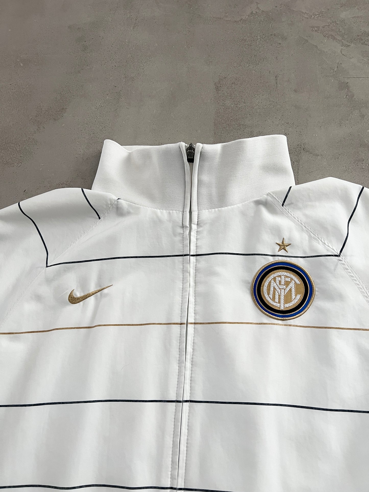 WHITE INTER MILAN NIKE JACKET - 2000S - XL