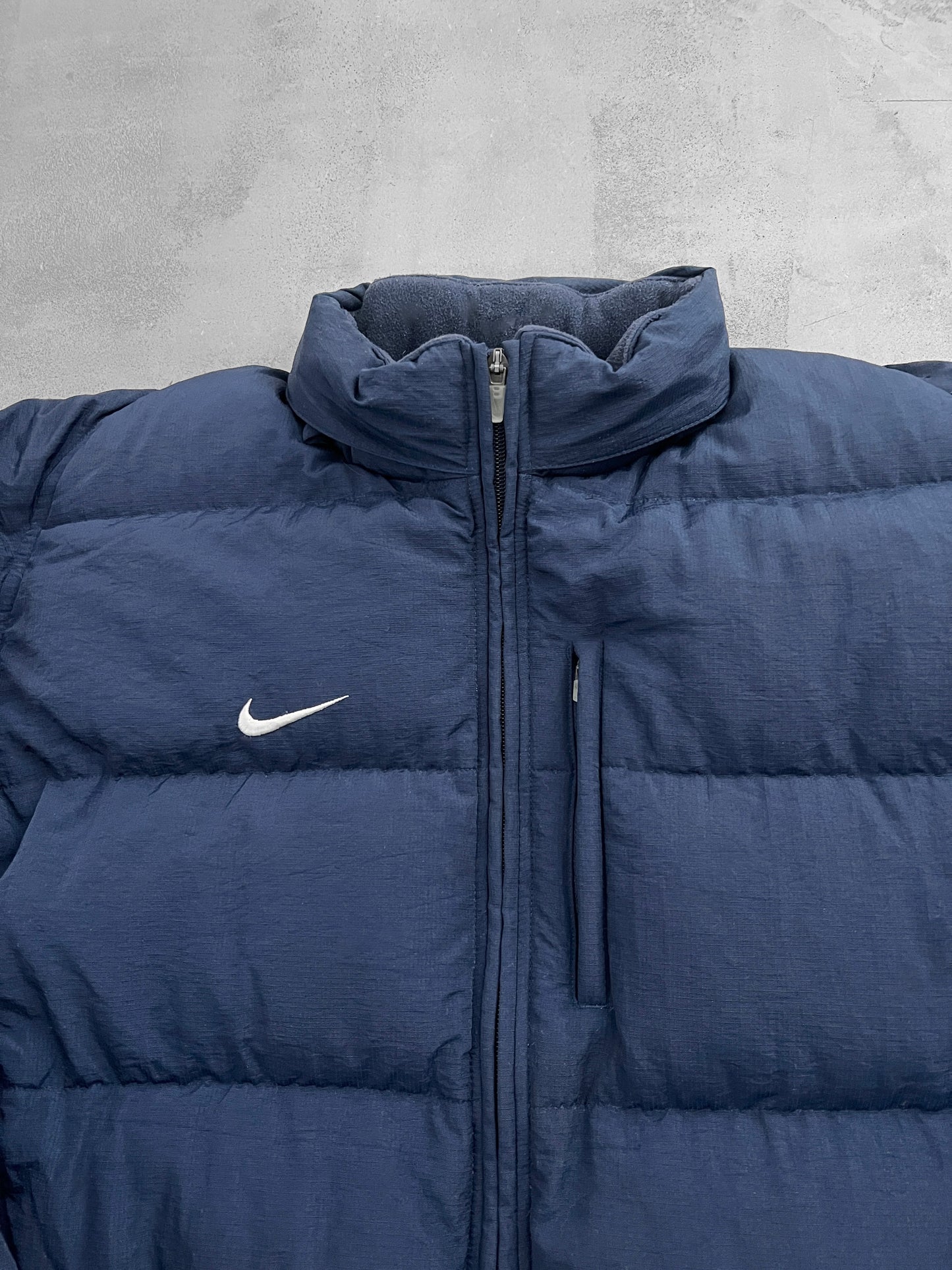 NAVY NIKE PUFFER - 2000S - XL/L