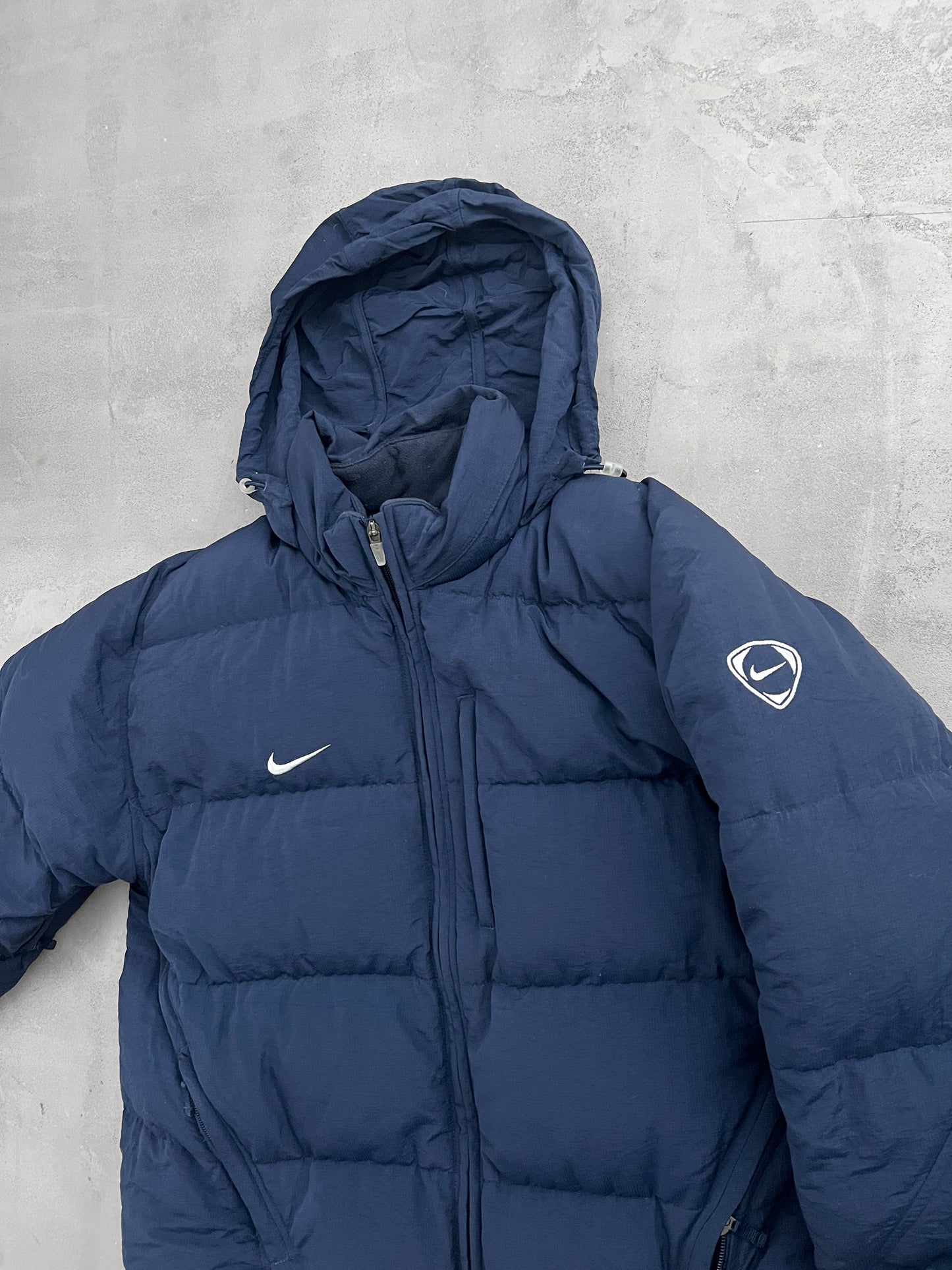 NAVY NIKE PUFFER - 2000S - XL/L