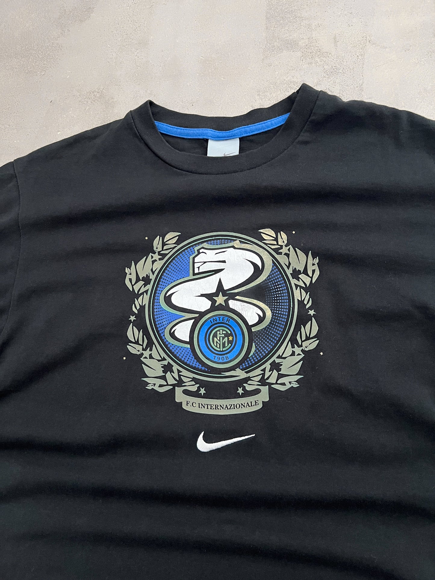 BLACK INTER MILAN TEE - 2000S - L/M