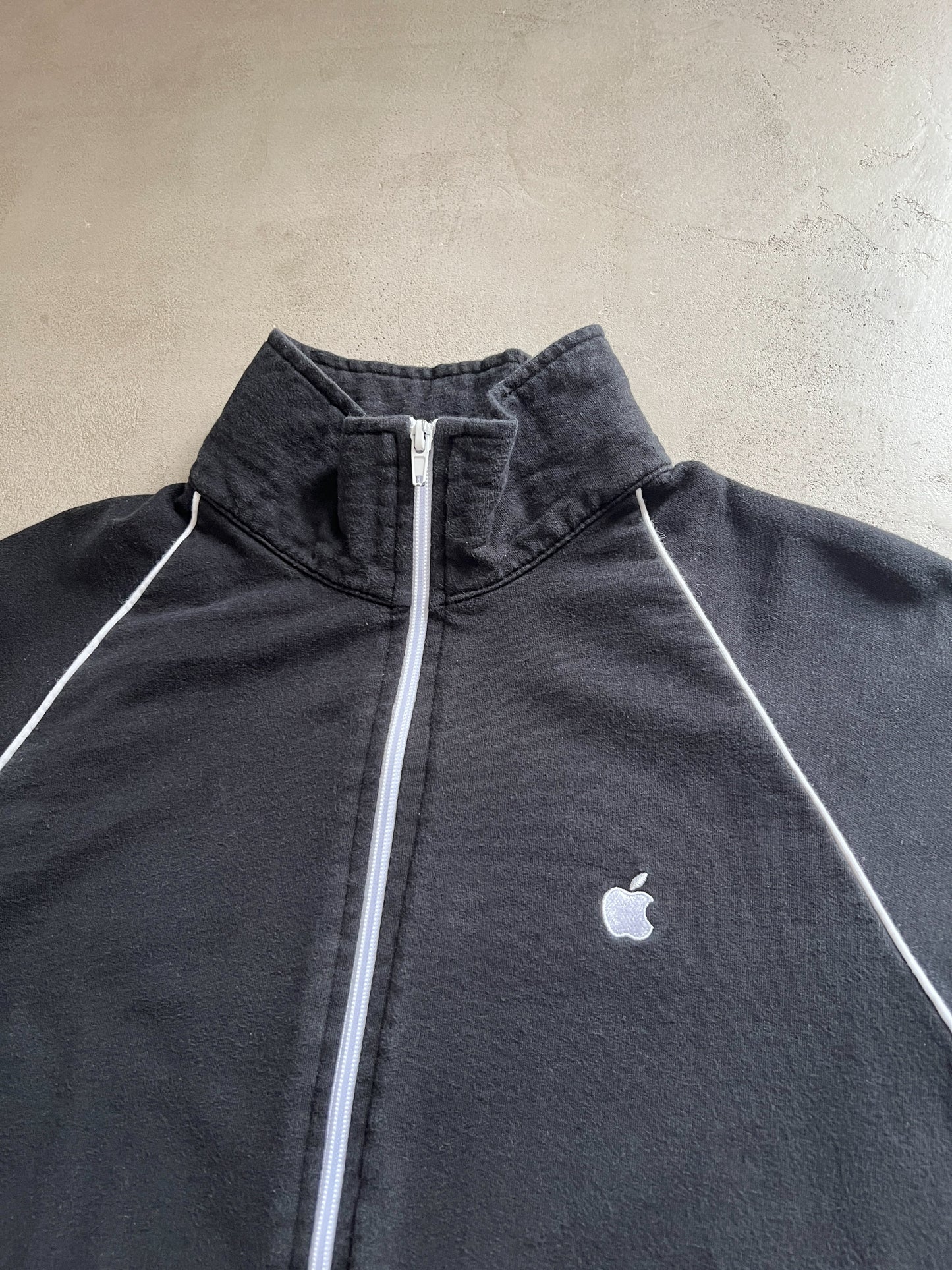 BLACK APPLE JACKET - 2000S - L/M