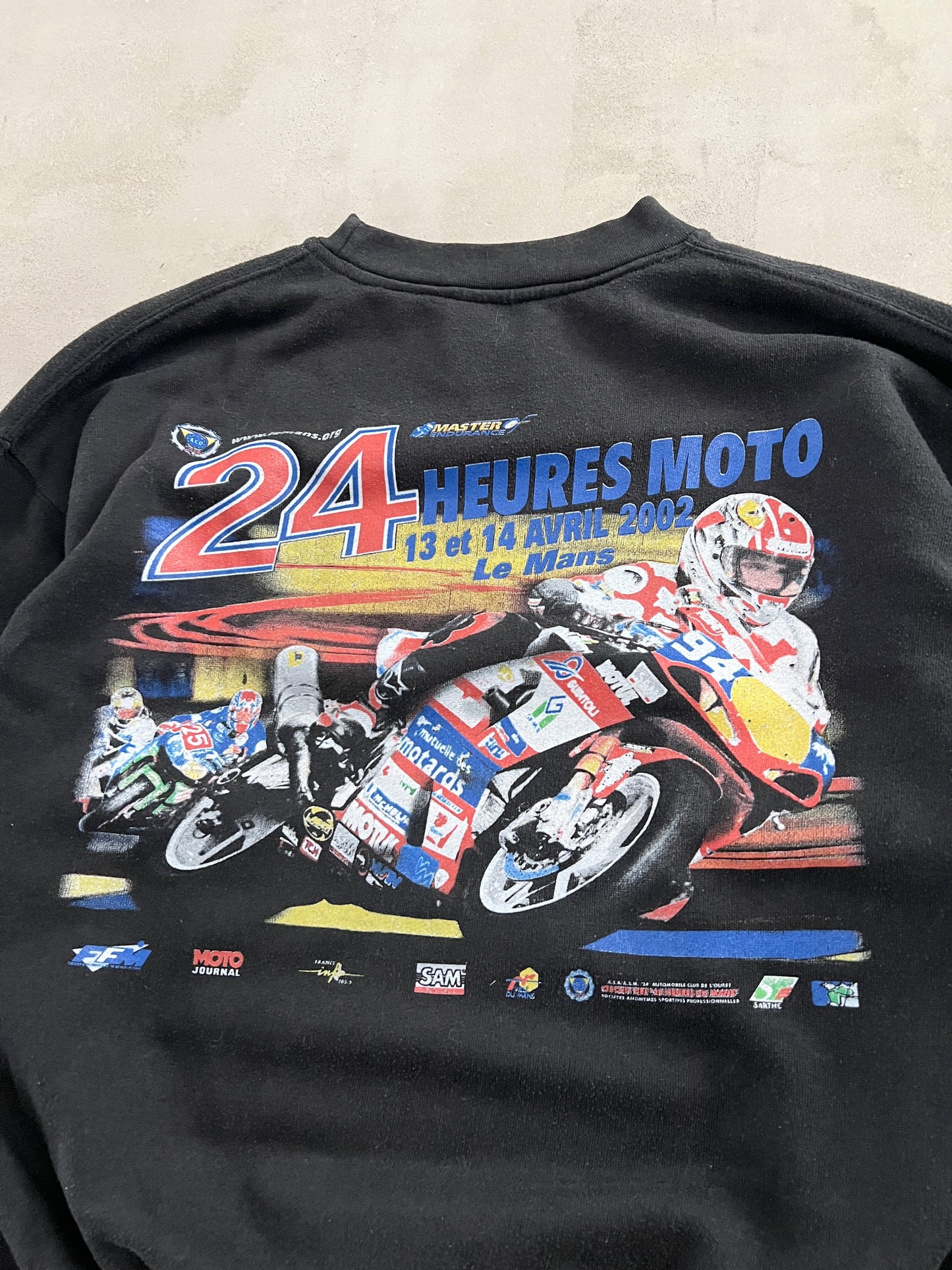 BLACK 24H MOTO LE MANS SWEATER - 2002 - S