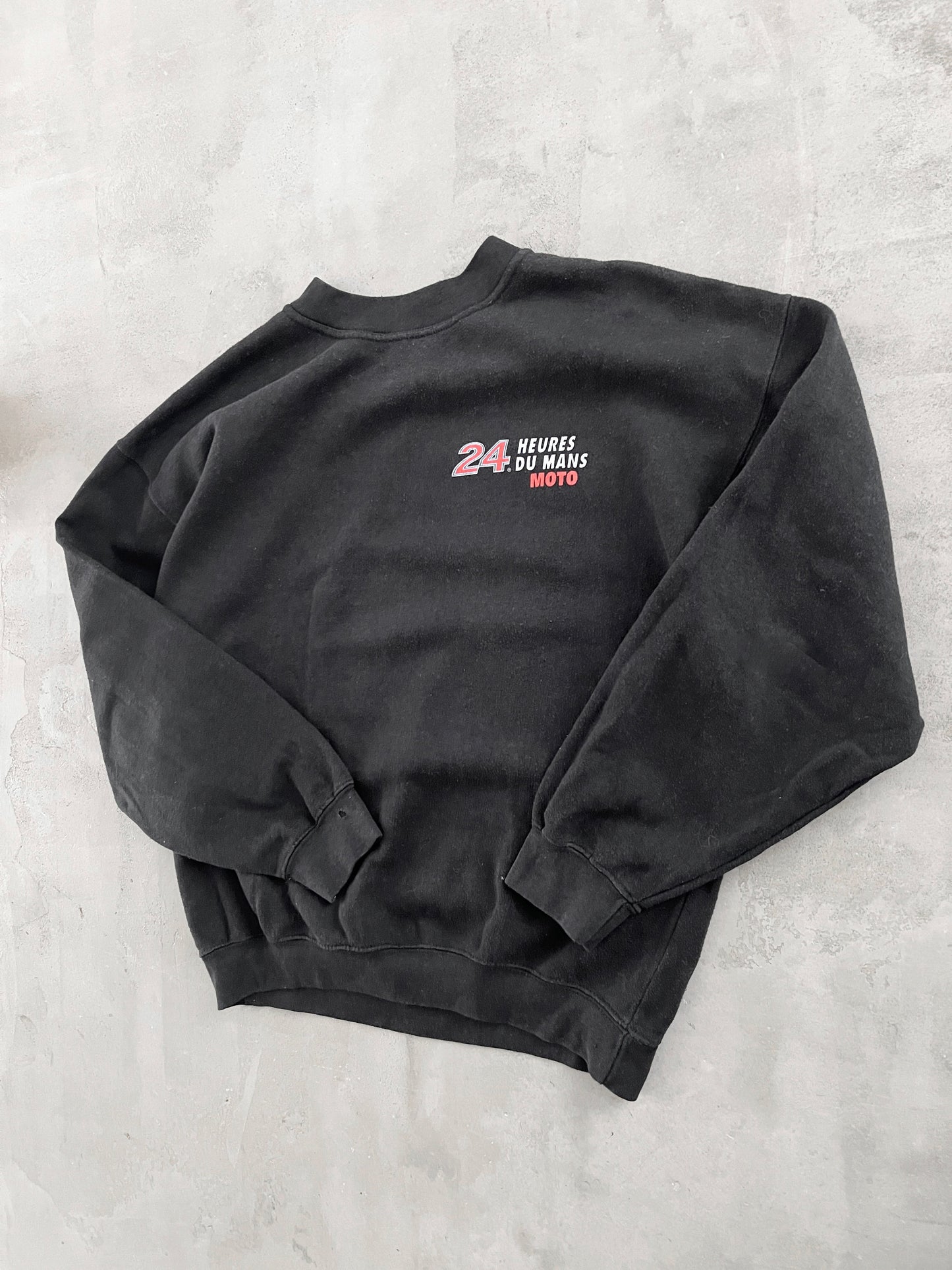 BLACK 24H MOTO LE MANS SWEATER - 2002 - S