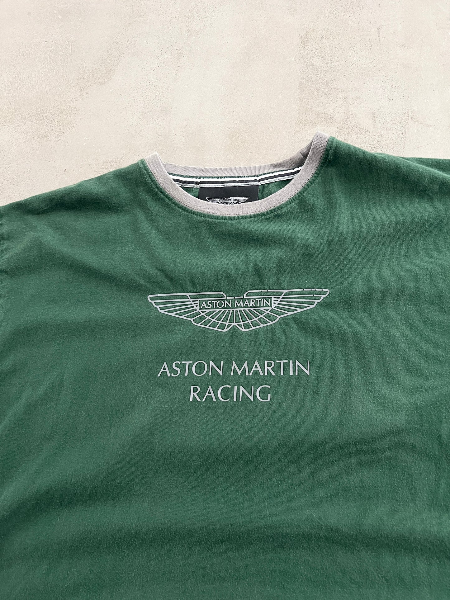 GREEN ASTON MARTIN RACING TEE - 2000S - L