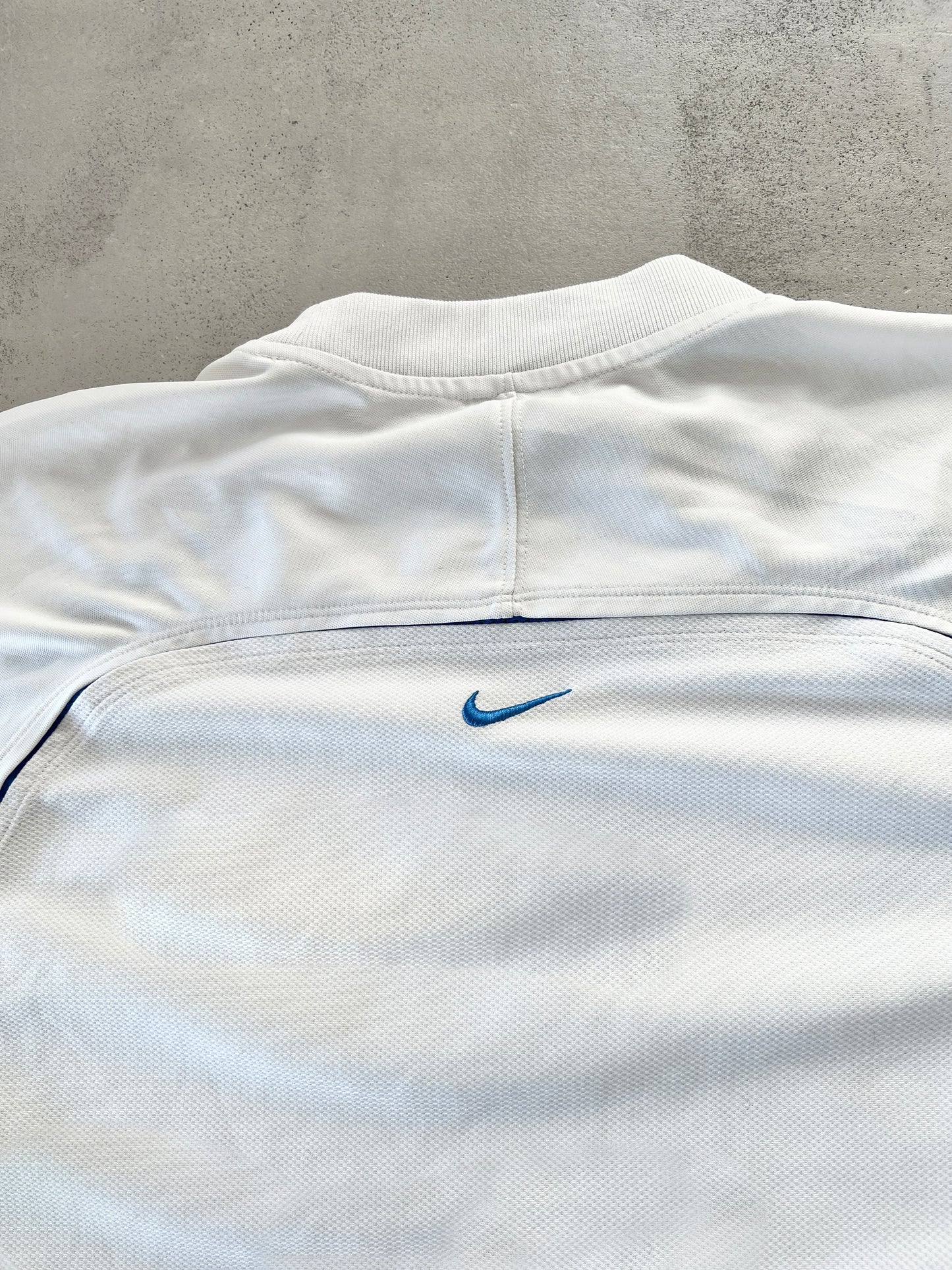 WHITE/BLUE NIKE TN JERSEY - 2000S - XL
