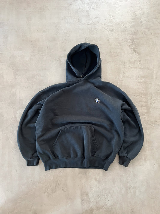 BLACK BMW HOODIE - 1990S - M