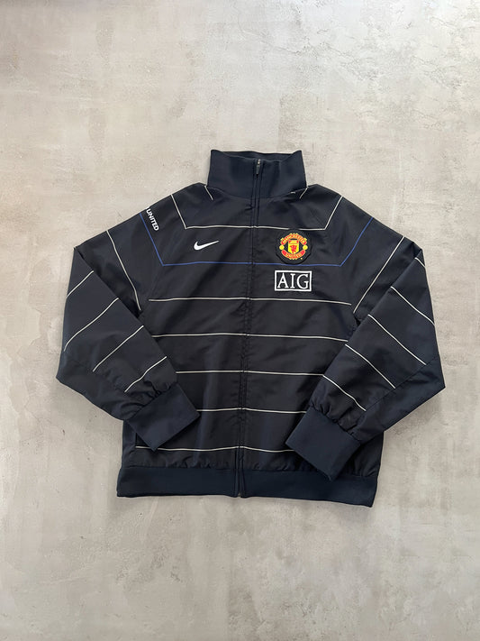 BLACK MANCHESTER UNITED NIKE JACKET - 2000S - M