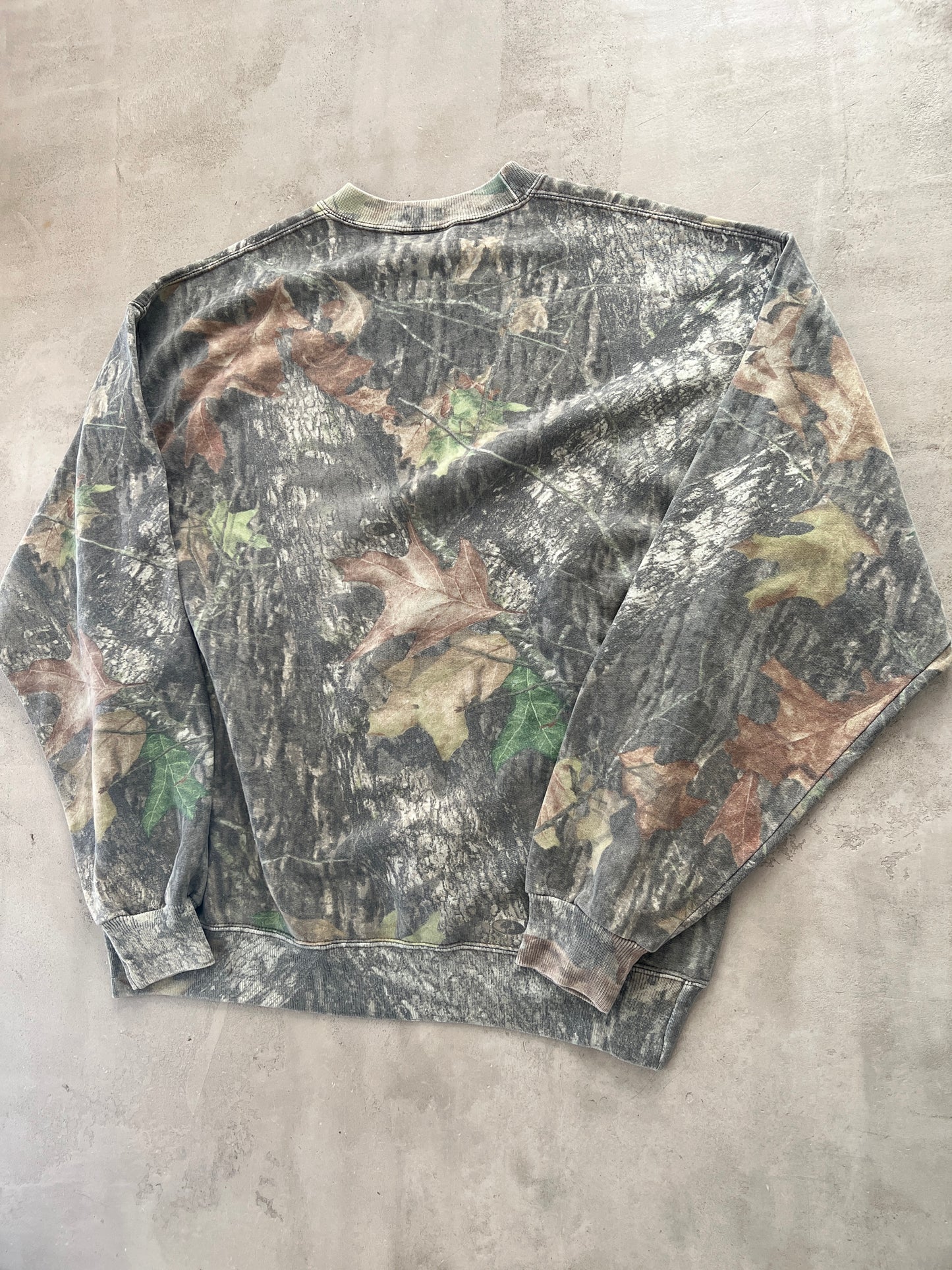 CAMO REALTREE YANKEES SWEATER - 1990S - L