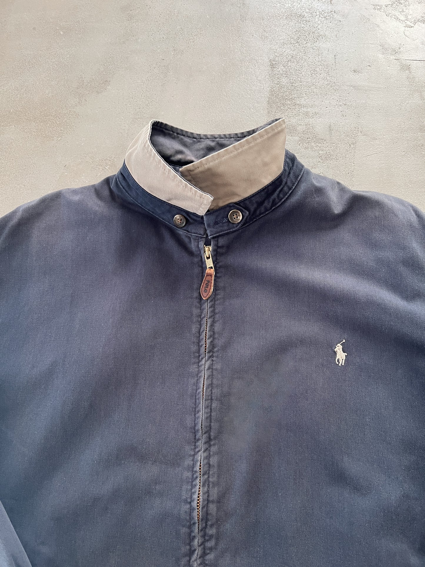 FADED GREY RALPH LAUREN JACKET - 2000S - XL
