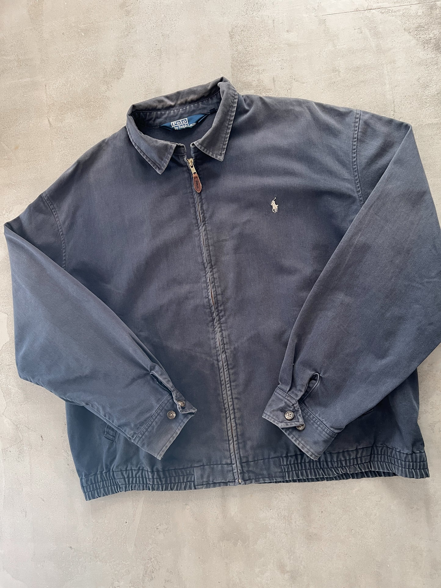 FADED GREY RALPH LAUREN JACKET - 2000S - XL