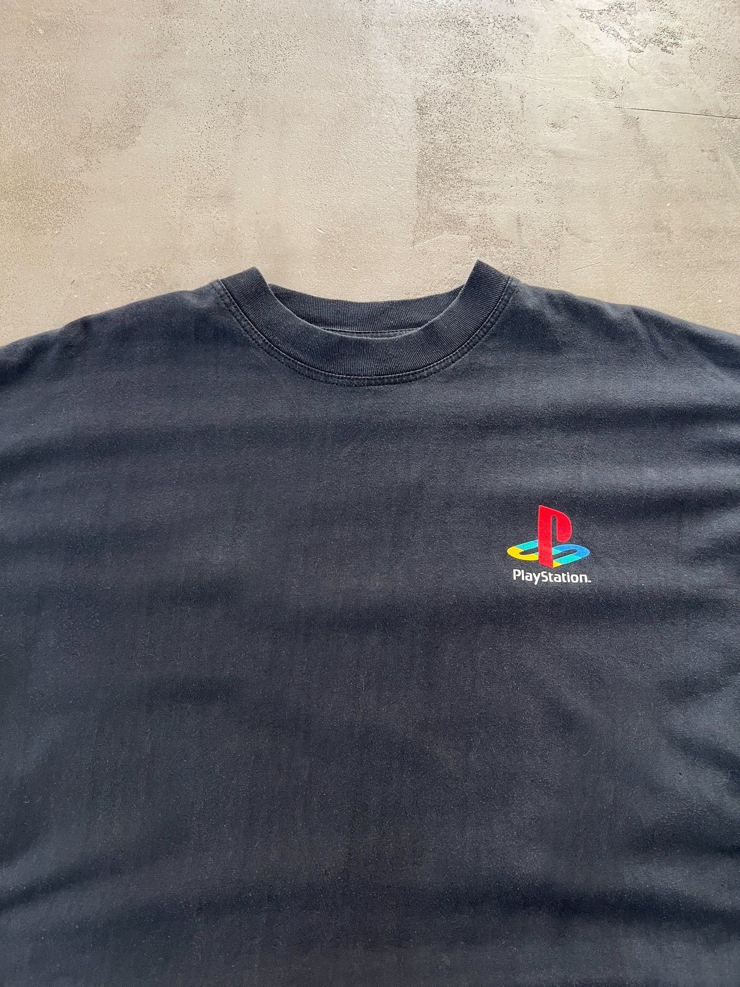 BLACK PLAYSTATION TEE - 2000S - XL