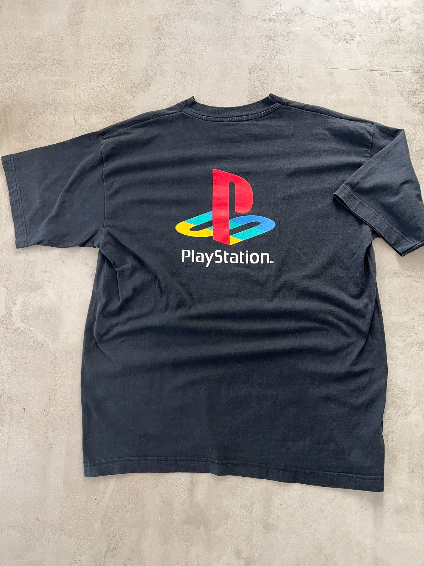 BLACK PLAYSTATION TEE - 2000S - XL