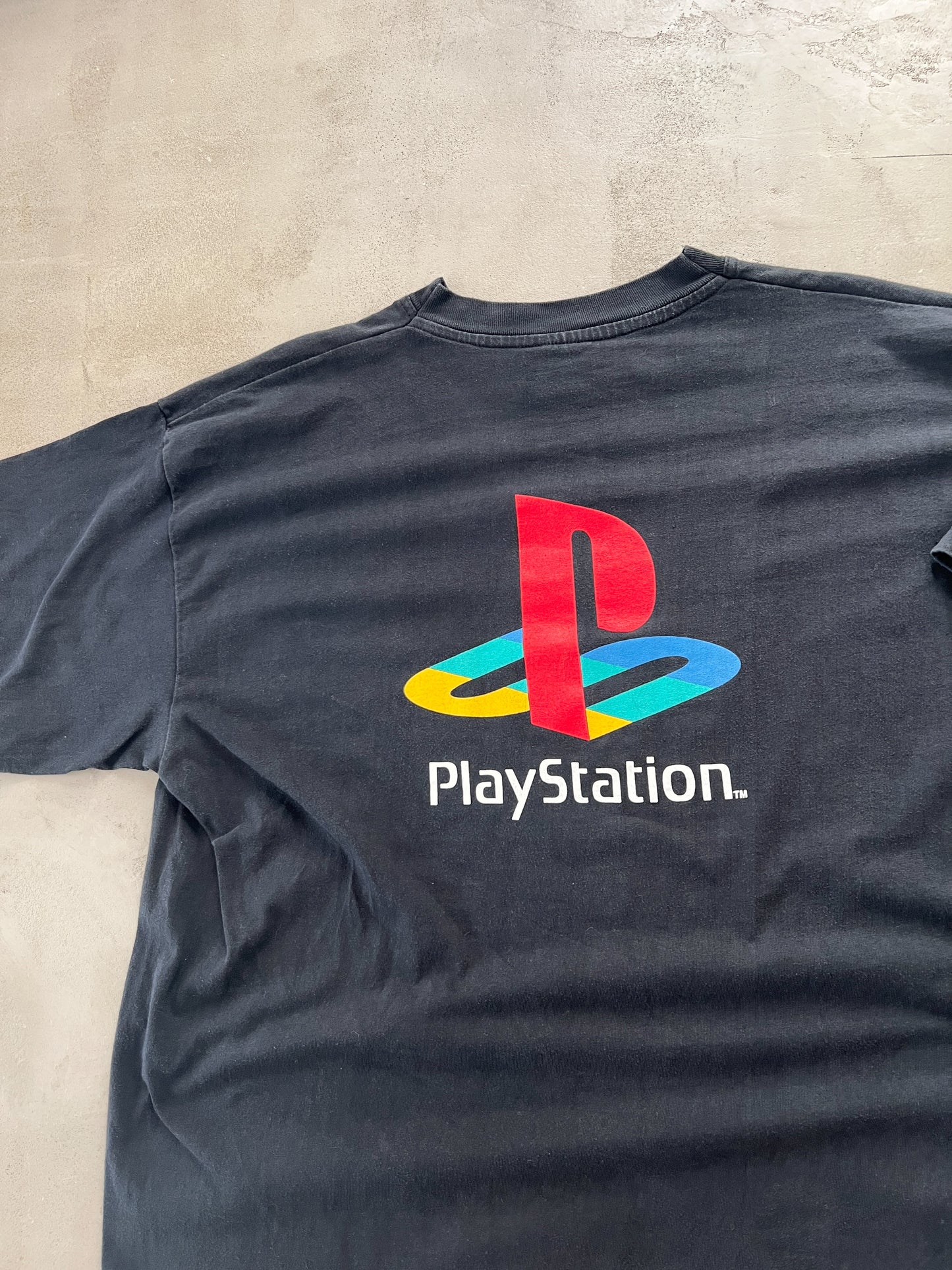 BLACK PLAYSTATION TEE - 2000S - XL