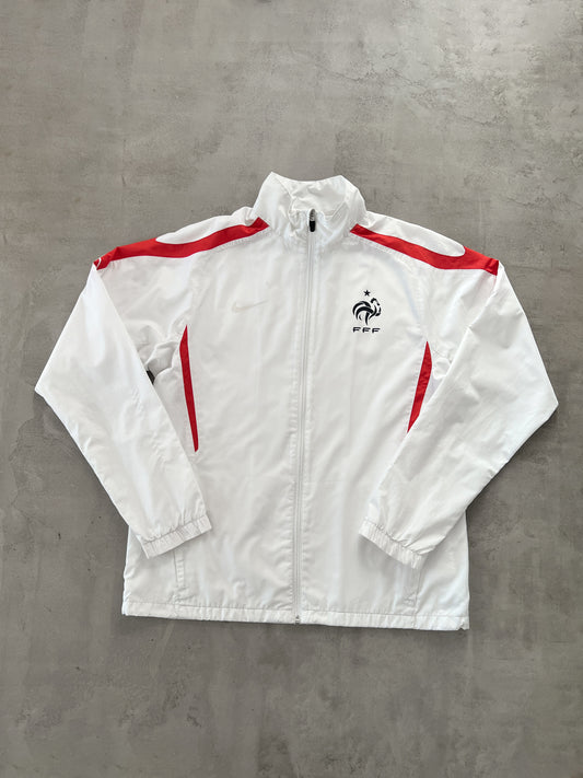 WHITE FRANCE NIKE JACKET - 2000S - M/L