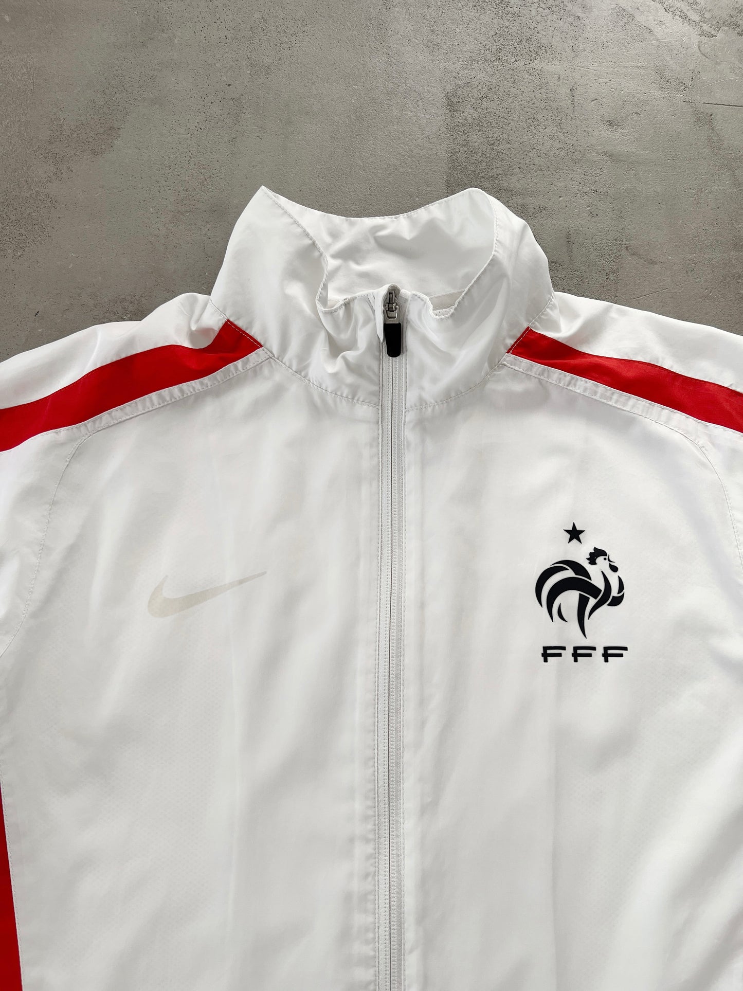 WHITE FRANCE NIKE JACKET - 2000S - M/L