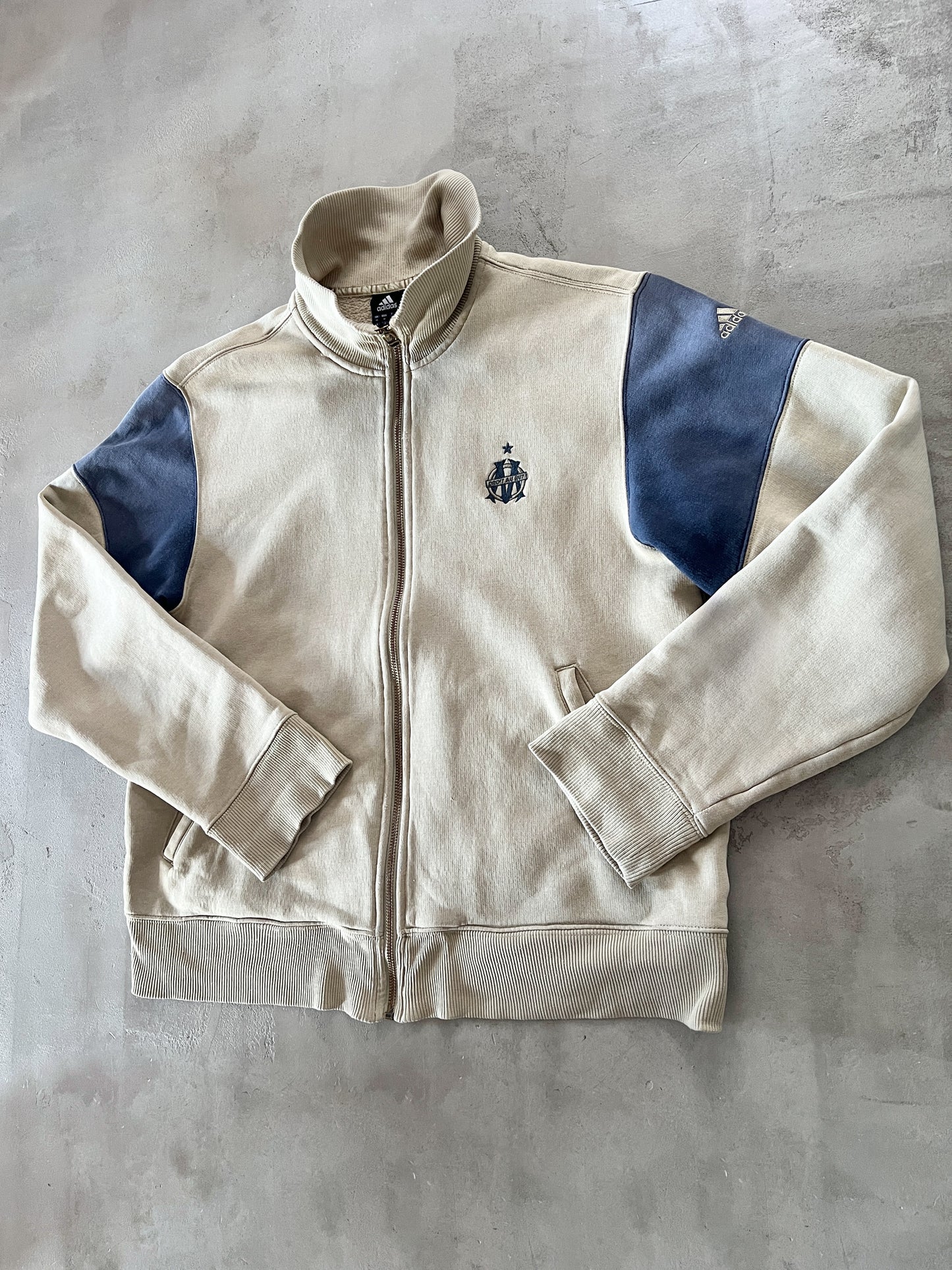 CREME OLYMPIQUE MARSEILLE JACKET - 2000S - M/L