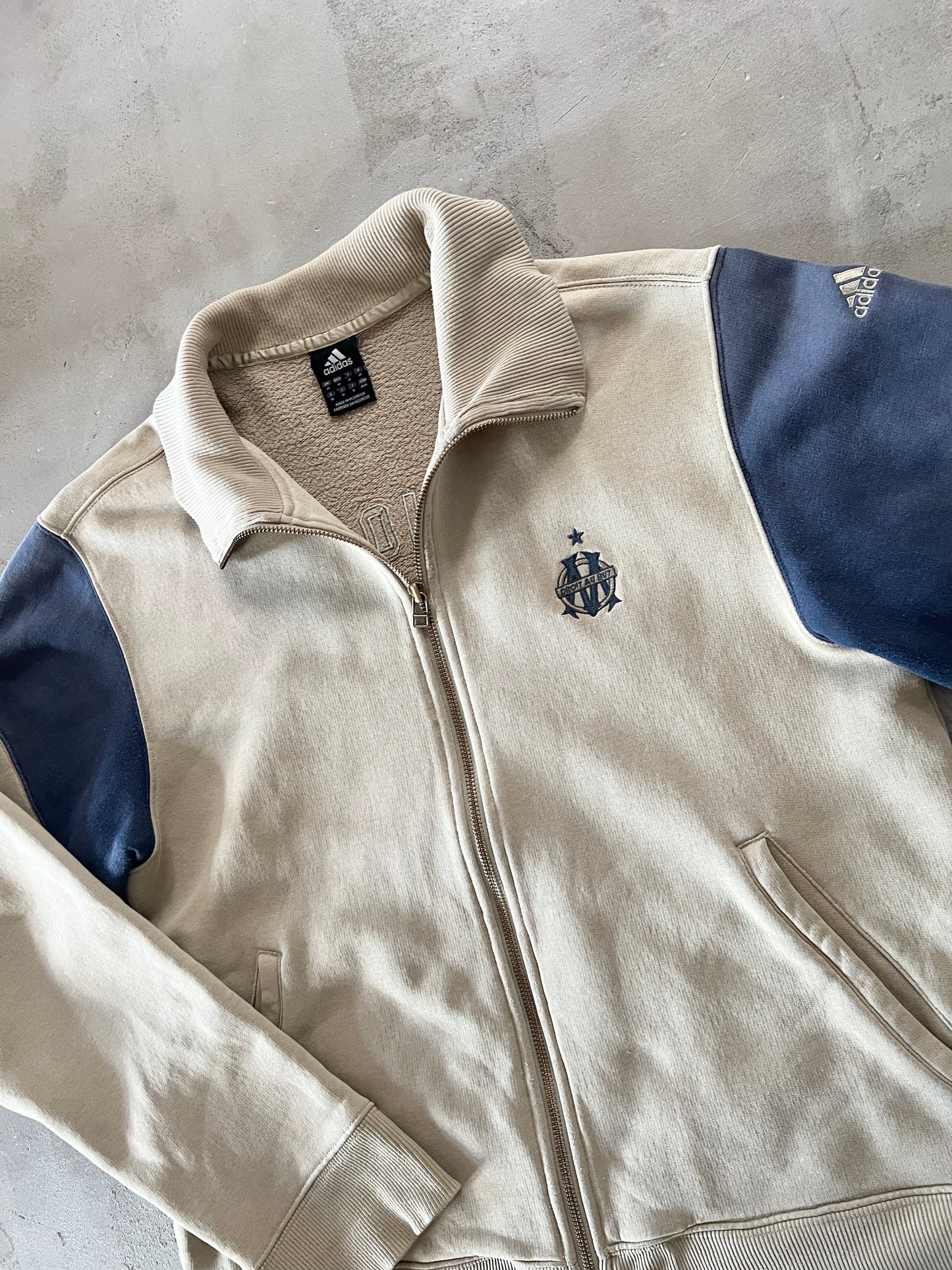 CREME OLYMPIQUE MARSEILLE JACKET - 2000S - M/L