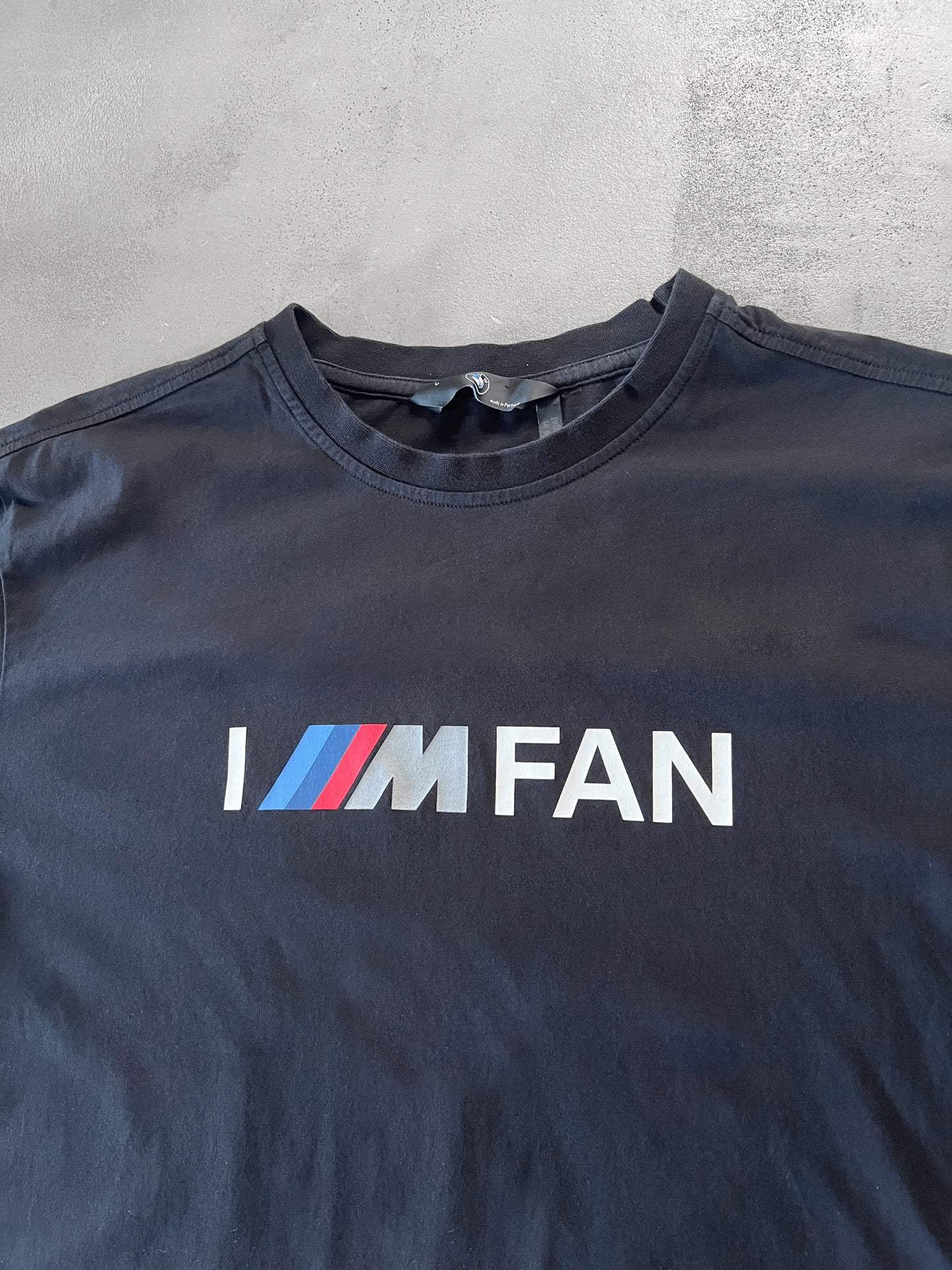 BLACK BMW TEE - 2000S - L