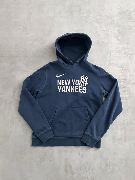 NAVY YANKEES NIKE HOODIE - 2000S - M