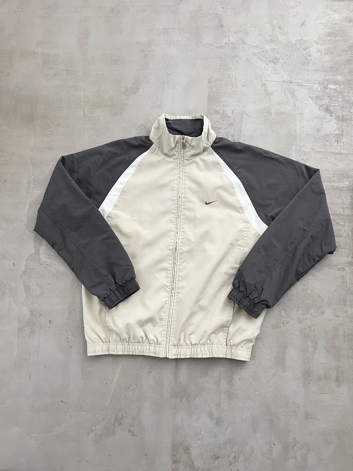 CREME NIKE TRACK JACKET - 2000S - S