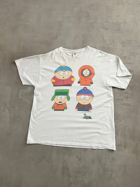WHITE SOUTH PARK TEE - 1998 - XL