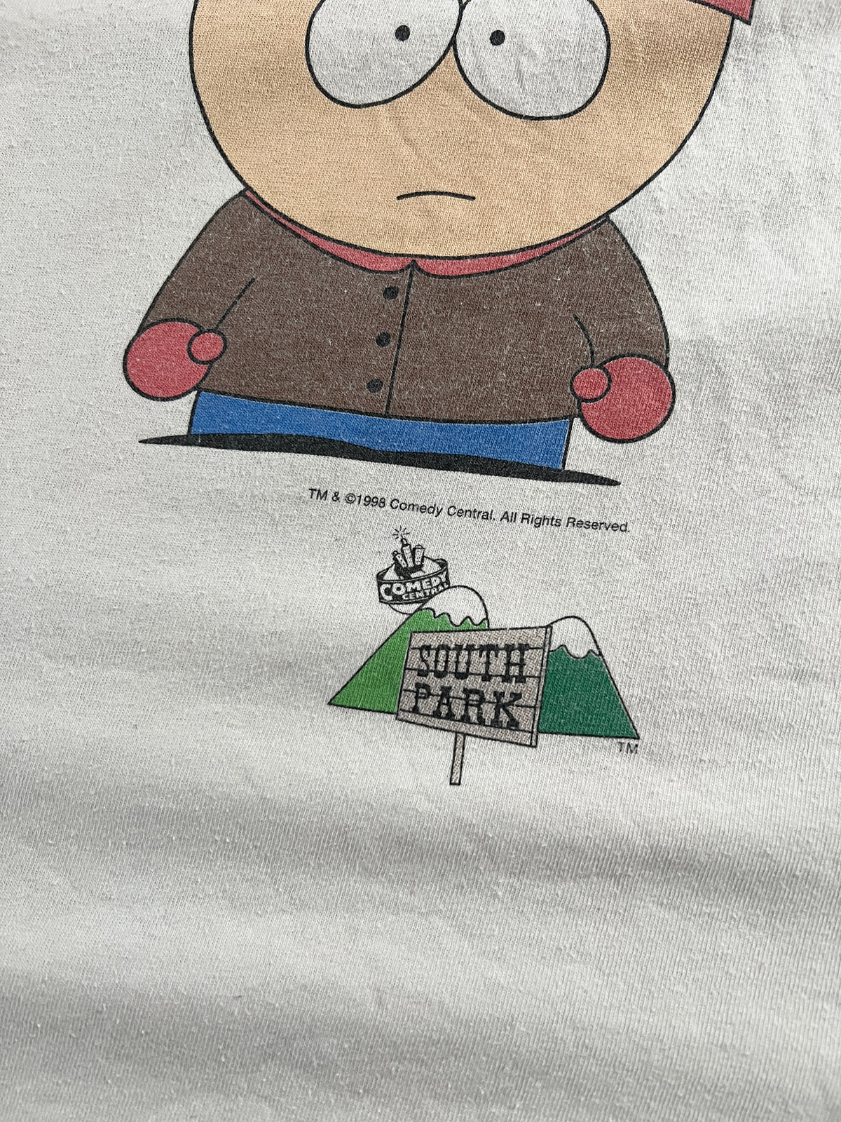 WHITE SOUTH PARK TEE - 1998 - XL