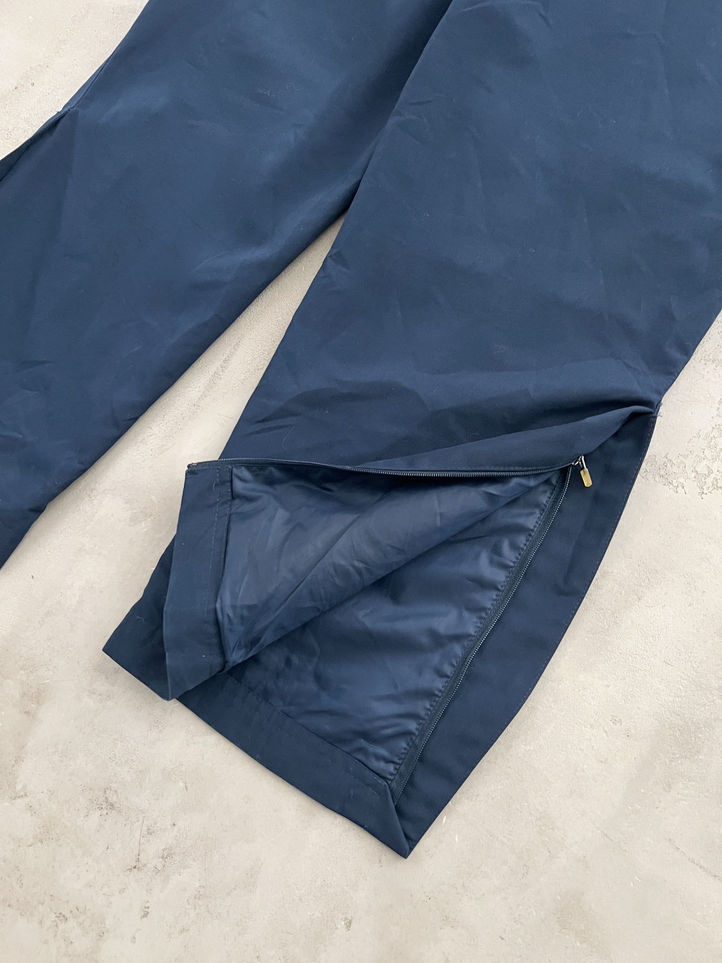 NAVY INTER MILAN NIKE TRACK PANTS - 2000S - L/M