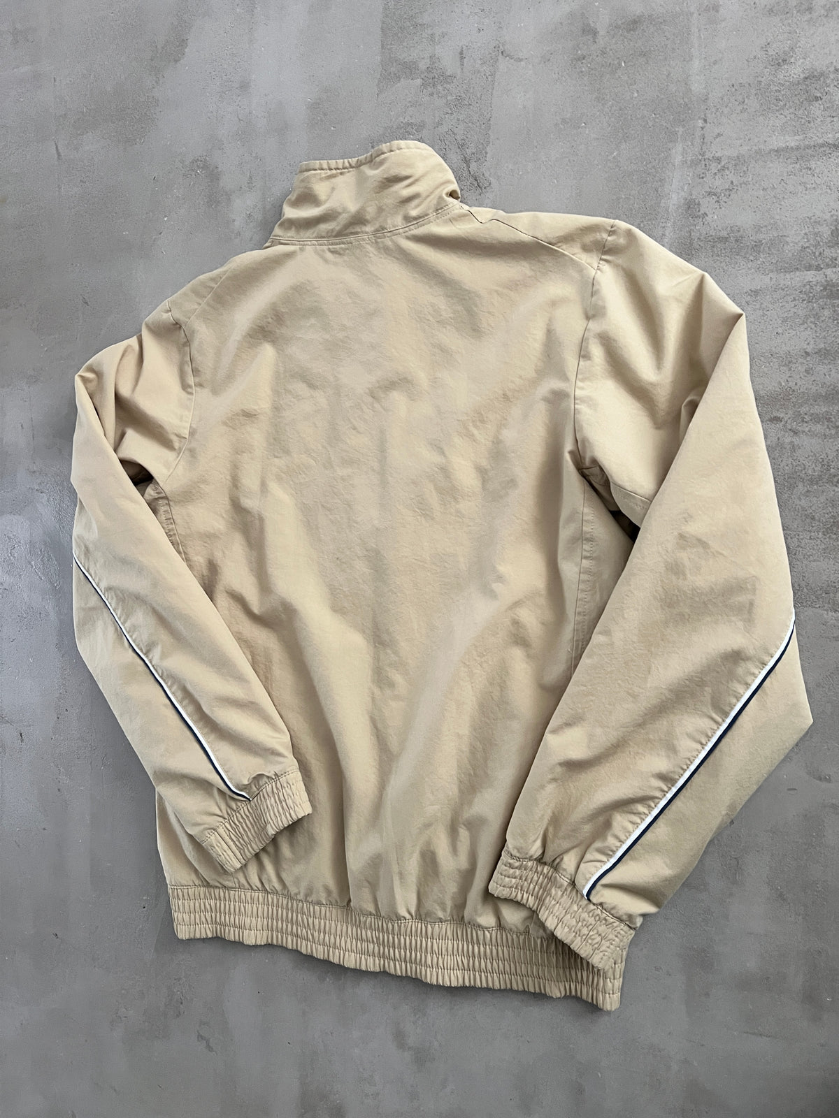 BEIGE NIKE TRACK JACKET - 2000S - S