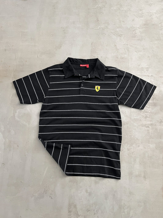 BLACK FERRARI SCUDERIA POLO - 2000S - L