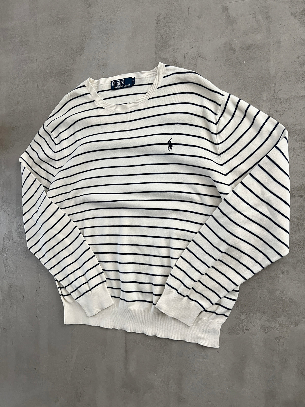 CREME RALPH LAUREN KNIT - 2000S - L