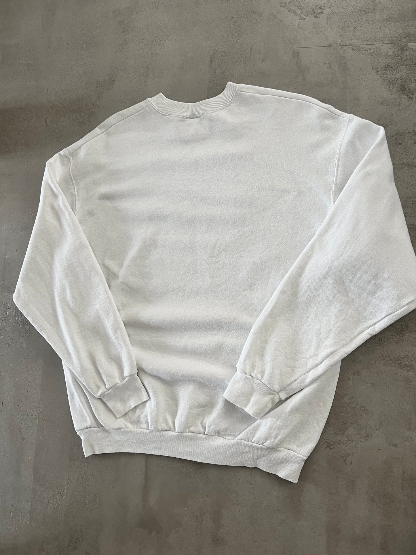 WHITE NOKIA F1 RACING SWEATER - 1990S - L