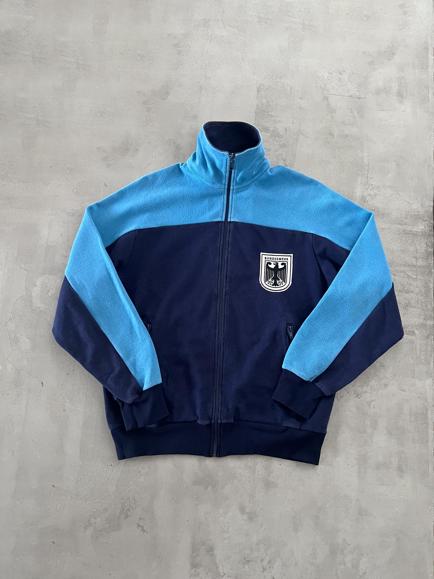 BLUE BUNDESWEHR GERMANY JACKET - 1990S - M
