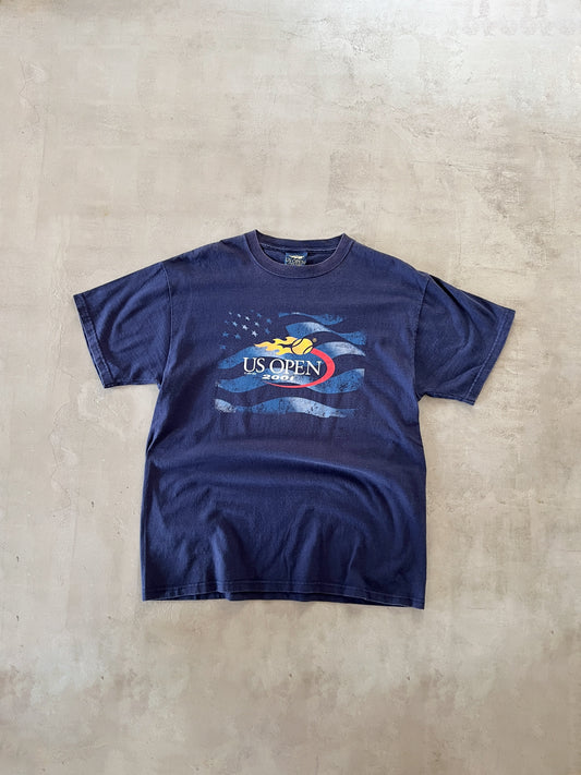 FADED NAVY US OPEN TENNIS TEE - 2001 - L