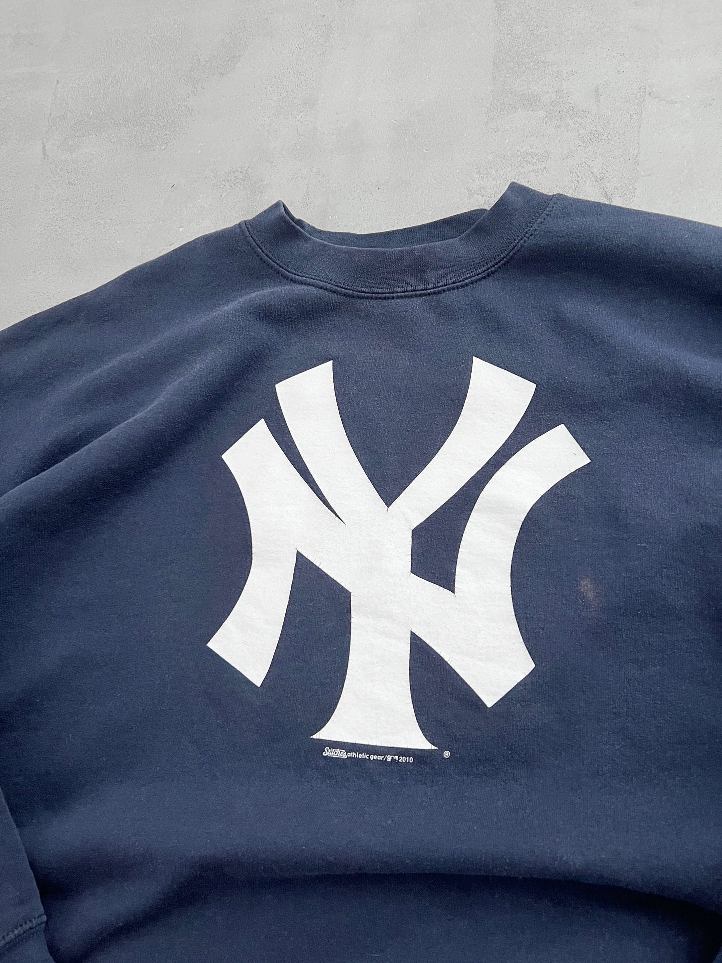 NAVY YANKEES SWEATER - 2000S - XL/L